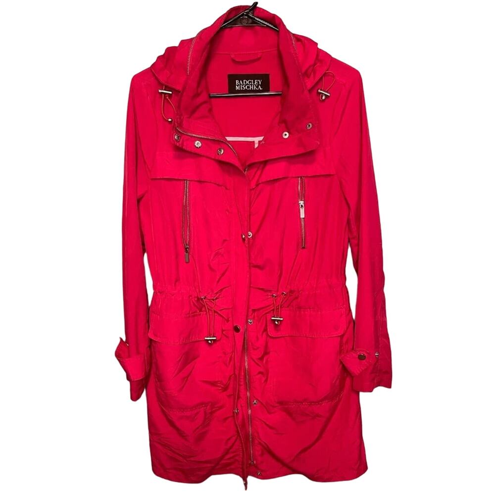 Badgley Mischka pink spring or fall jacket / coat | small